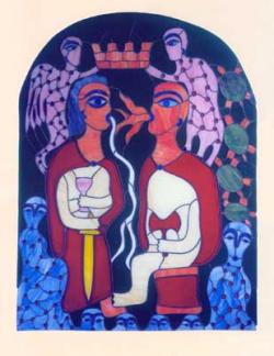 One of the greats from Cuban painting, maestro Manuel Mendive, first exhibits his work in diverse genres in Yucatan.